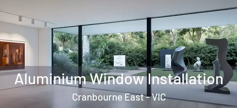Aluminium Window Installation Cranbourne East - VIC