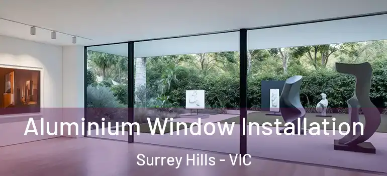 Aluminium Window Installation Surrey Hills - VIC