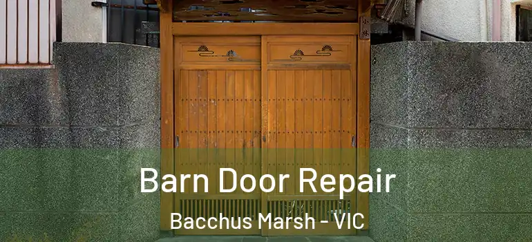  Barn Door Repair Bacchus Marsh - VIC