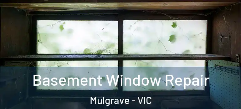 Basement Window Repair Mulgrave - VIC