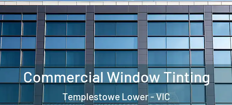 Commercial Window Tinting Templestowe Lower - VIC