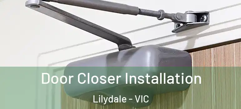 Door Closer Installation Lilydale - VIC