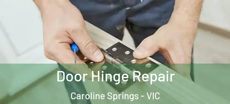 Door Hinge Repair Caroline Springs - VIC