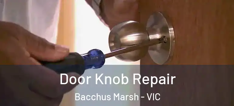 Door Knob Repair Bacchus Marsh - VIC