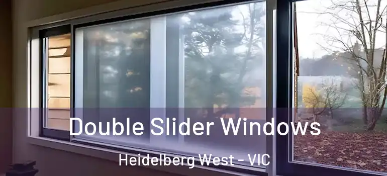  Double Slider Windows Heidelberg West - VIC