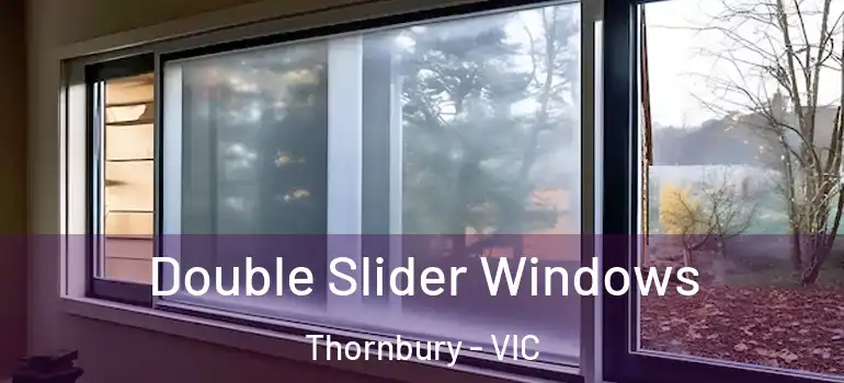 Double Slider Windows Thornbury - VIC