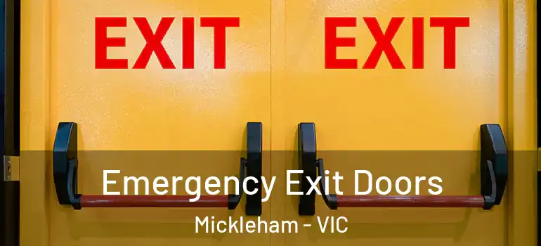 Emergency Exit Doors Mickleham - VIC