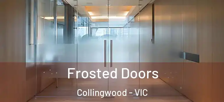  Frosted Doors Collingwood - VIC