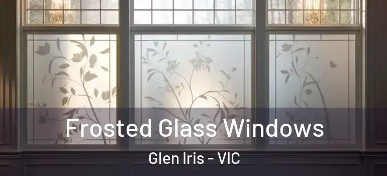  Frosted Glass Windows Glen Iris - VIC