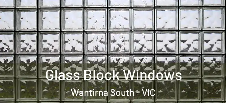  Glass Block Windows Wantirna South - VIC
