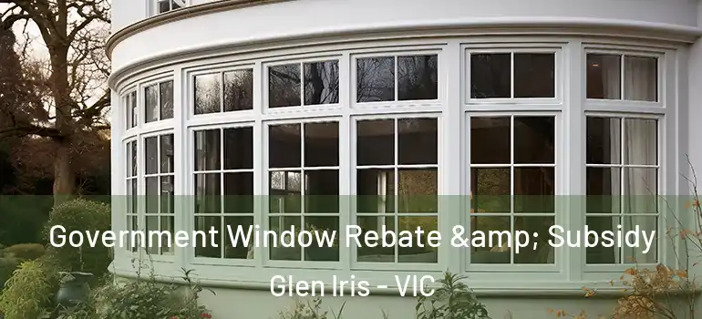  Government Window Rebate & Subsidy Glen Iris - VIC