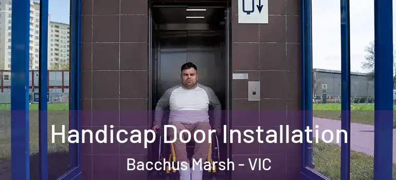 Handicap Door Installation Bacchus Marsh - VIC