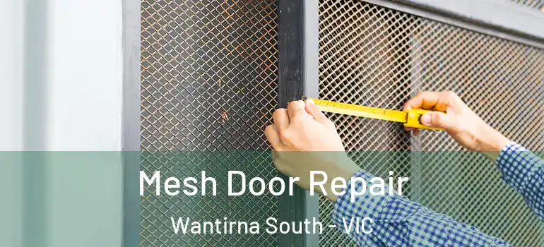 Mesh Door Repair Wantirna South - VIC