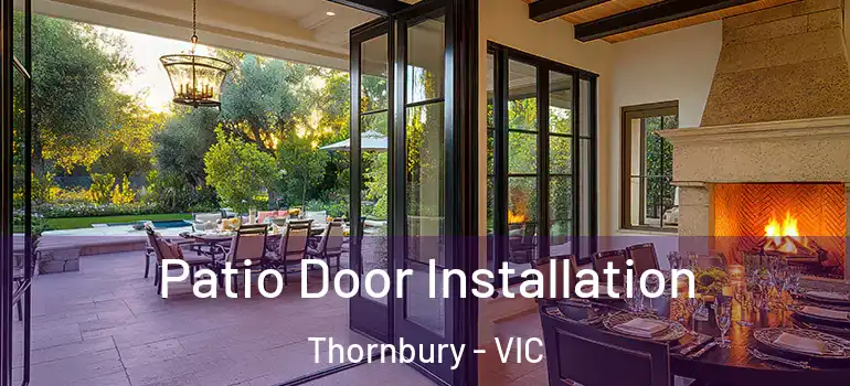  Patio Door Installation Thornbury - VIC