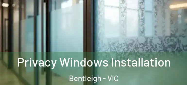  Privacy Windows Installation Bentleigh - VIC