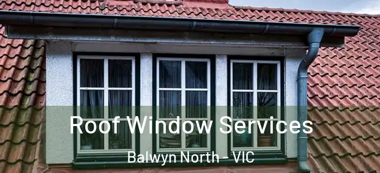 Roof Window Services Balwyn North - VIC