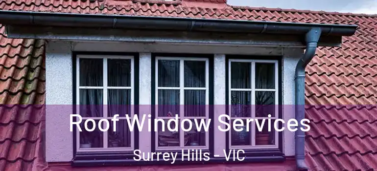 Roof Window Services Surrey Hills - VIC