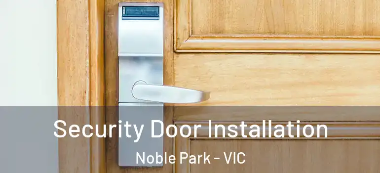Security Door Installation Noble Park - VIC