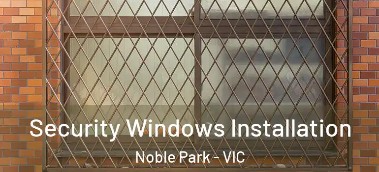  Security Windows Installation Noble Park - VIC