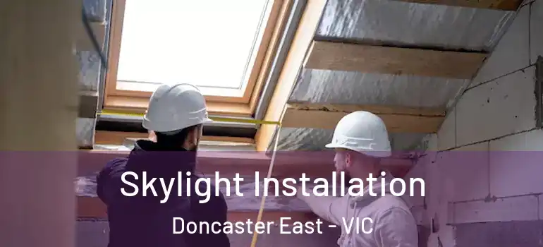 Skylight Installation Doncaster East - VIC