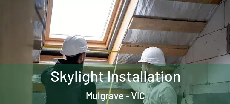  Skylight Installation Mulgrave - VIC