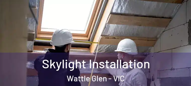 Skylight Installation Wattle Glen - VIC