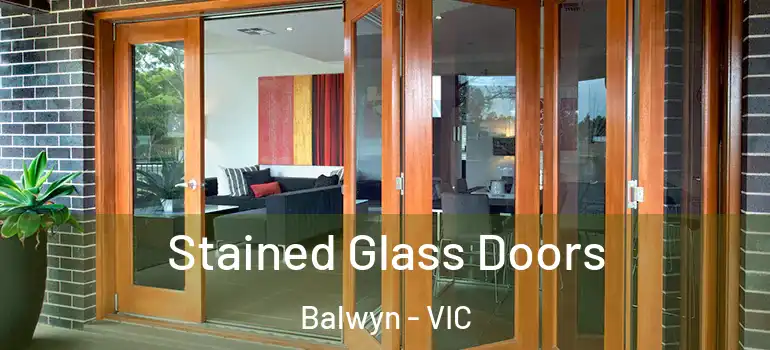 Stained Glass Doors Balwyn - VIC