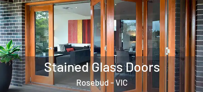 Stained Glass Doors Rosebud - VIC