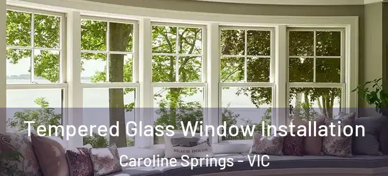 Tempered Glass Window Installation Caroline Springs - VIC
