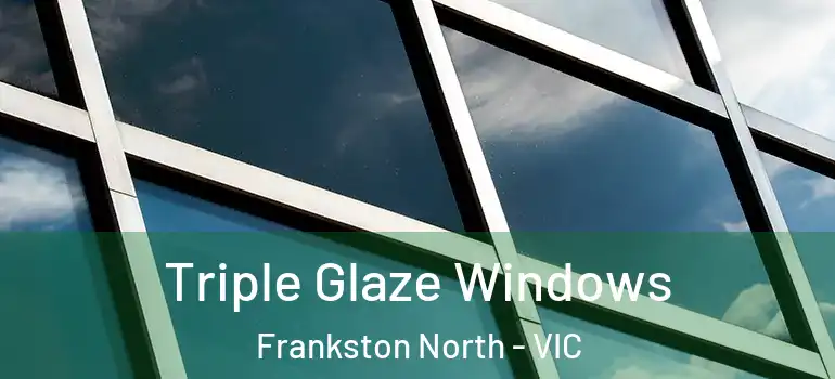 Triple Glaze Windows Frankston North - VIC