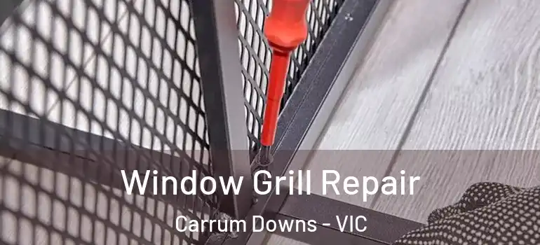 Window Grill Repair Carrum Downs - VIC