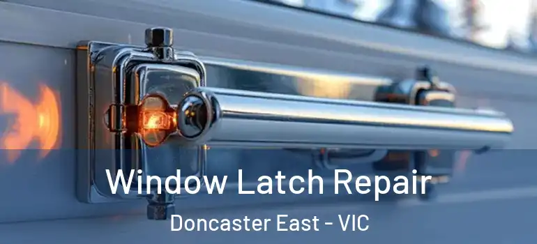 Window Latch Repair Doncaster East - VIC