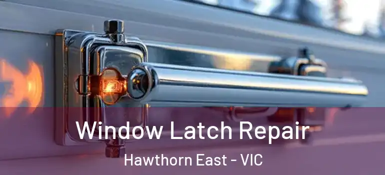 Window Latch Repair Hawthorn East - VIC