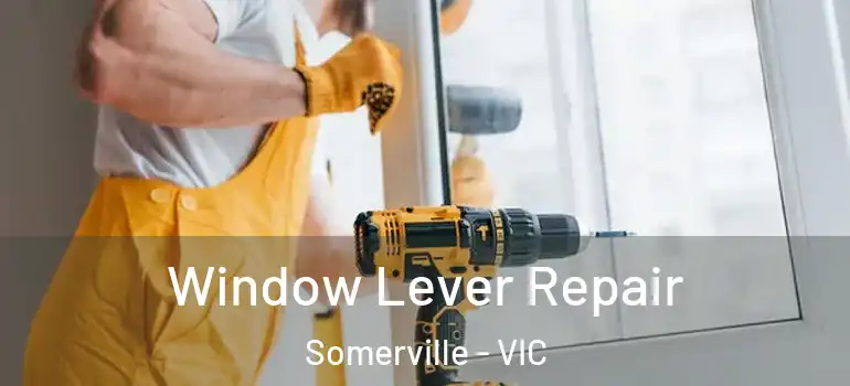Window Lever Repair Somerville - VIC