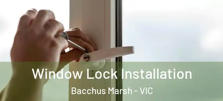  Window Lock Installation Bacchus Marsh - VIC