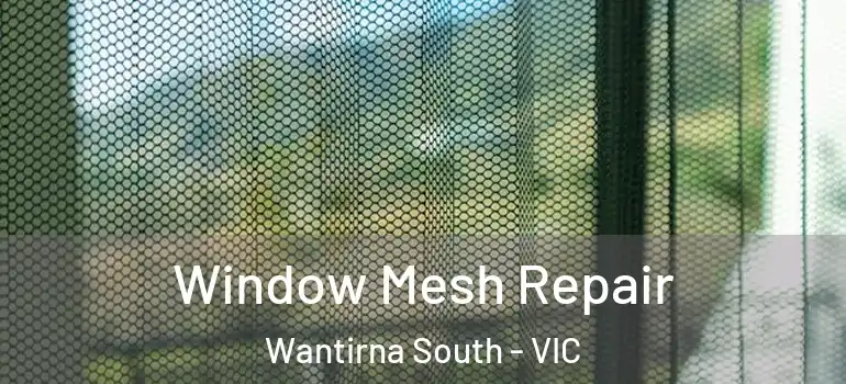 Window Mesh Repair Wantirna South - VIC