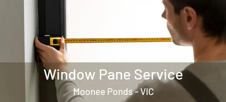 Window Pane Service Moonee Ponds - VIC