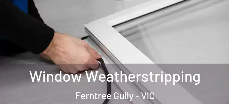 Window Weatherstripping Ferntree Gully - VIC
