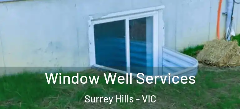 Window Well Services Surrey Hills - VIC